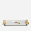 Palm Cheese Board with Matching Spreader