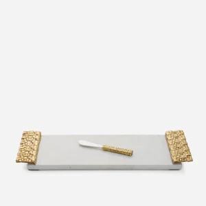 Palm Cheese Board with Matching Spreader
