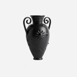 Pantheon Orpheus Amphora Vase Black