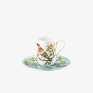 Paradis Espresso Cup & Saucer - Turquoise
