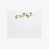 Passion Flower Embroidered Placemat