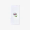 Passion Flower Embroidered Napkin