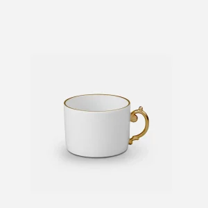 Perlée Gold Tea Cup & Saucer - Set of 2
