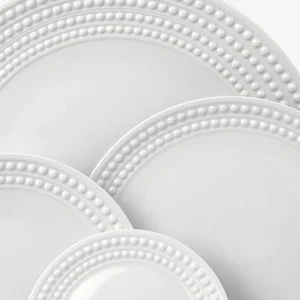 Perlée White Dessert Plate