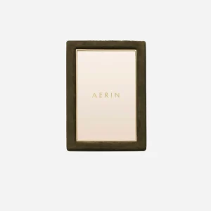 Piero Suede Frame 4x6 - Juniper