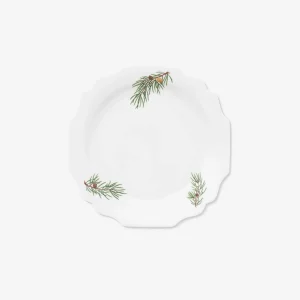 Pine Branches Dessert Plate