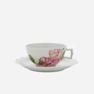 Plein Air Low Teacup and Saucer