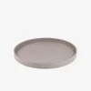 Polo Round Leather Tray Sand