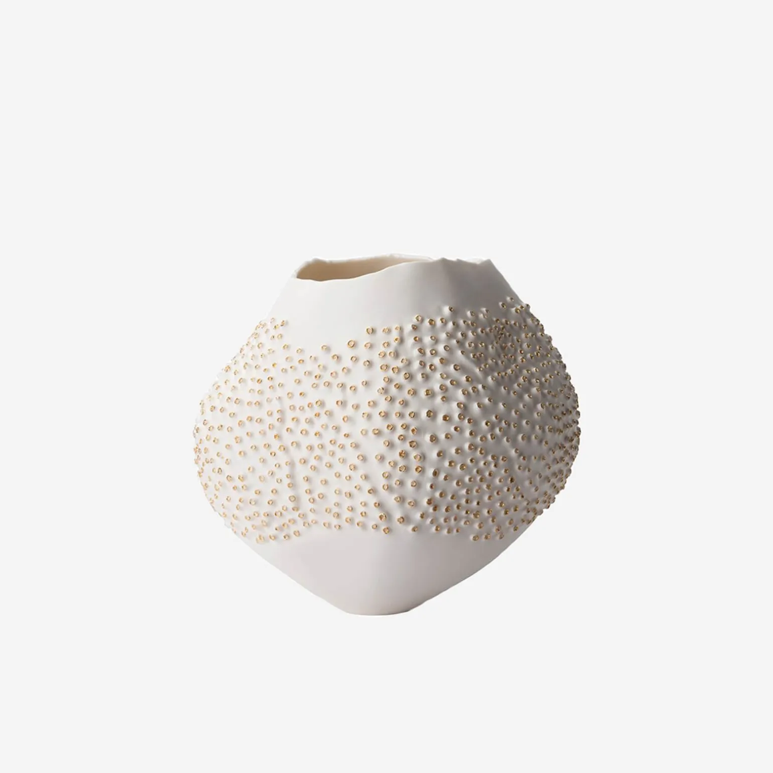 porifera_white_and_gold_v_0.webp Porifera White and Gold Vase