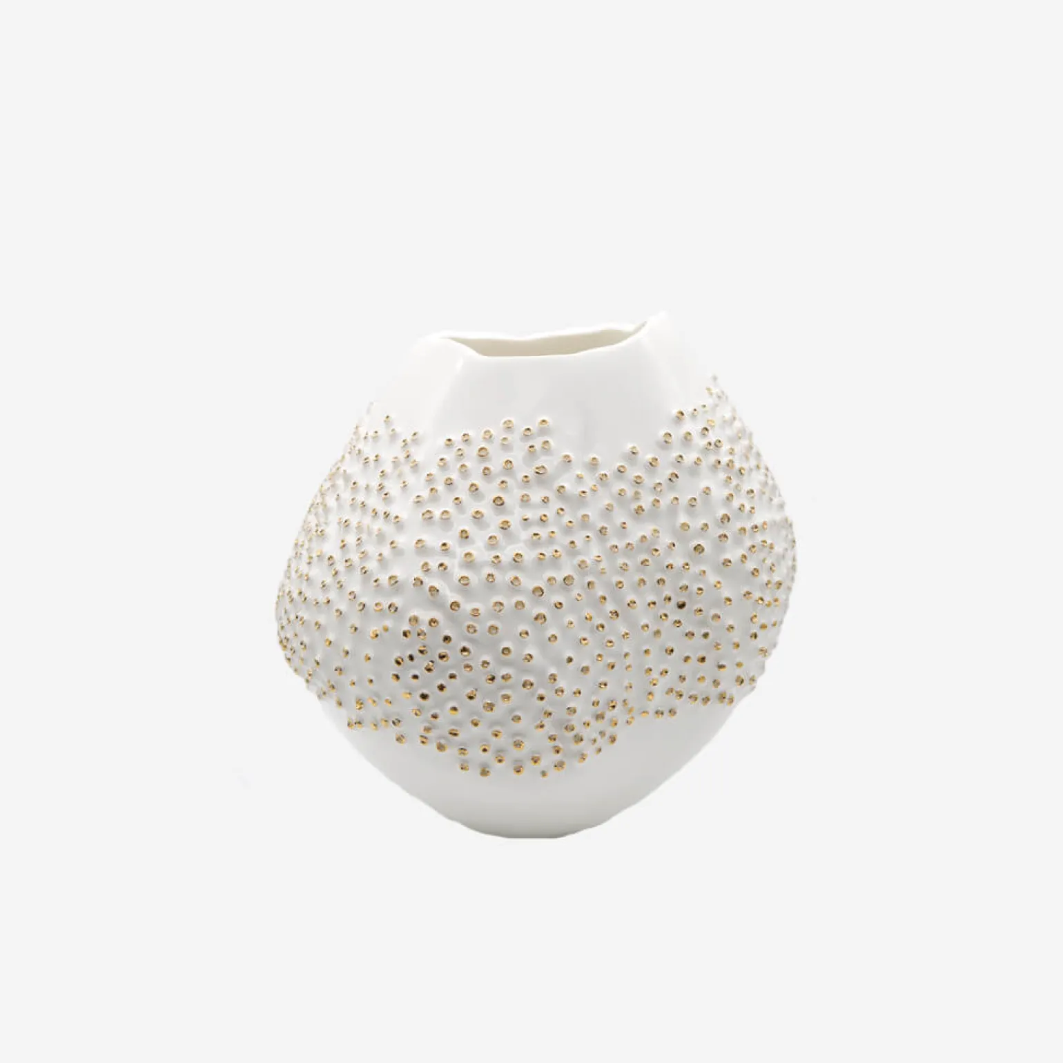 porifera_white_and_gold_v_3.webp Porifera White and Gold Vase