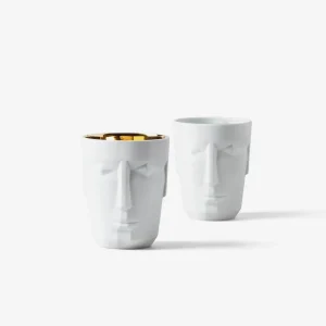 Prometheus Satin White Tumbler