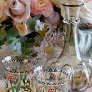 Pumpkin Antique Green Carafe