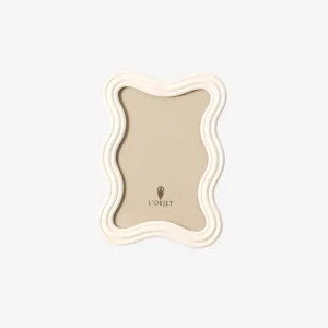 Ripple White Enamel Frame - Small
