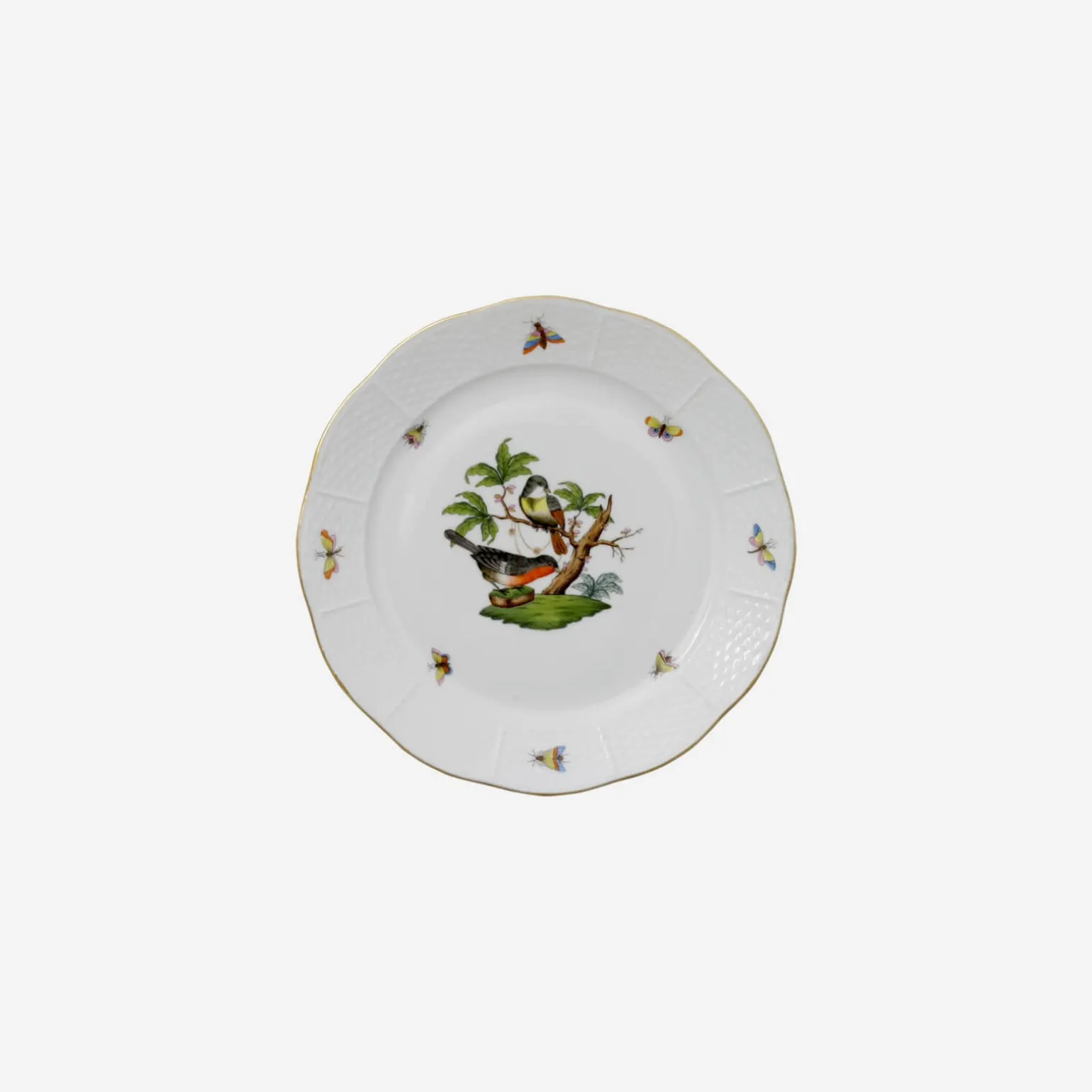rothschild_bird_dessert_p_2.webp Rothschild Bird Dessert Plate - Set of 6