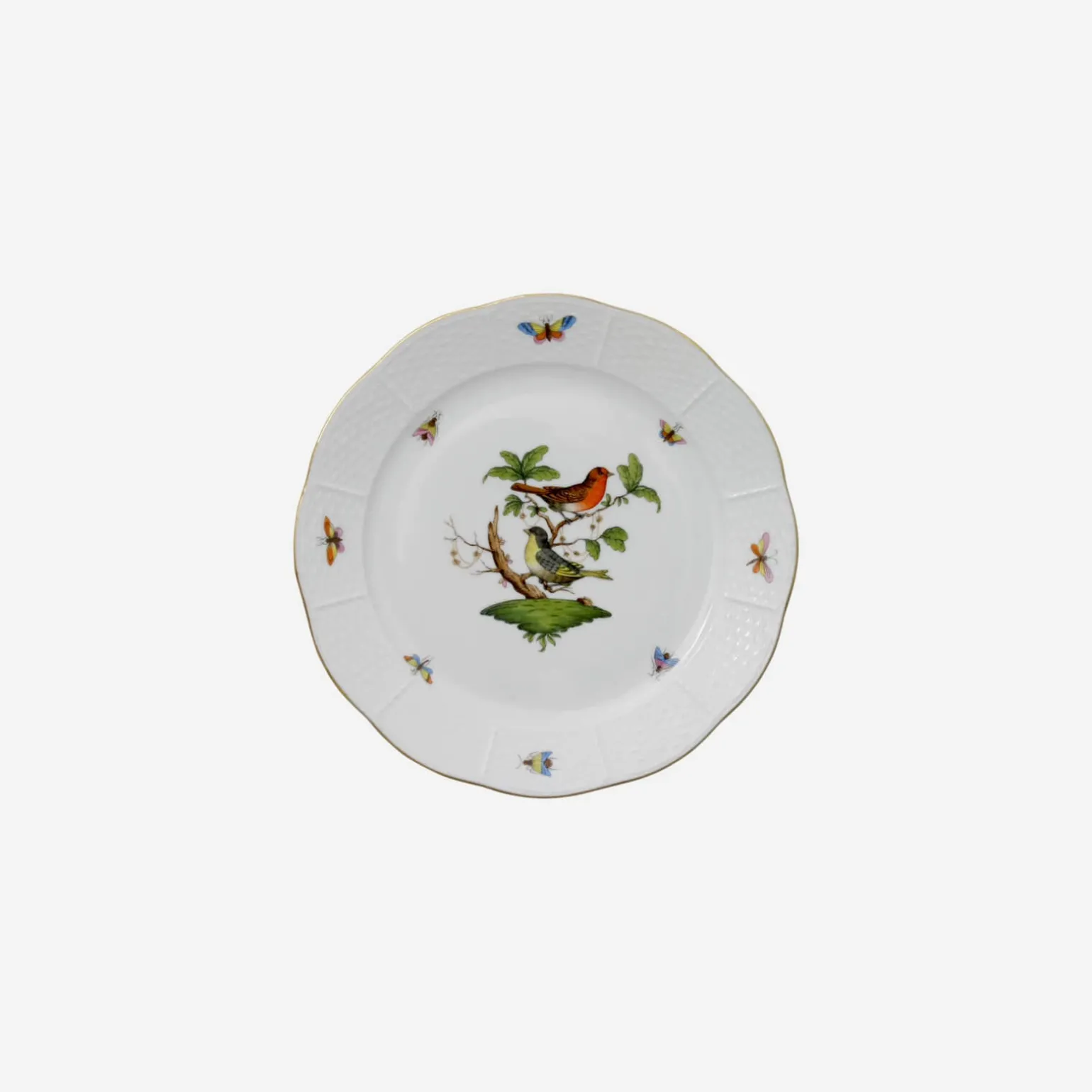 rothschild_bird_dessert_p_3.webp Rothschild Bird Dessert Plate - Set of 6