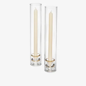 Sancia Taper Holder With Sleeve - Set of 2