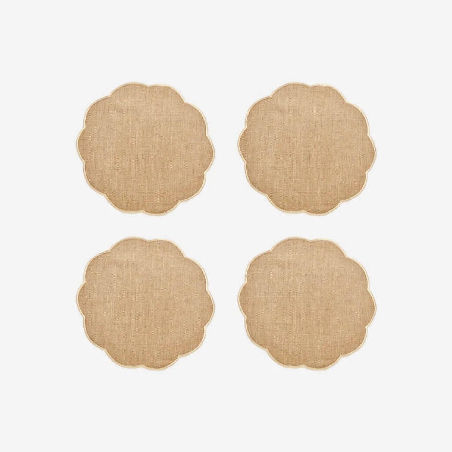 scallop_coaster_sand__set_0.webp Scallop Coaster Sand - Set of 4