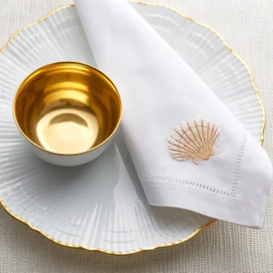Scallop Shell Dinner Napkin