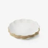 Scalloped Appetiser Plate - Set of 4
