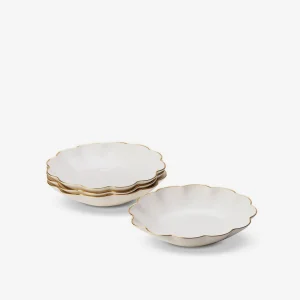 Scalloped Appetiser Plate - Set of 4