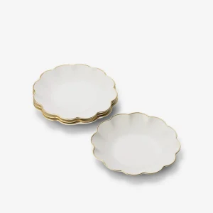 Scalloped Appetiser Plate - Set of 4