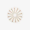 Sea Urchin Placemat White & Rose Gold