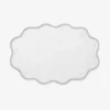 Set of Four Grey Scallop Placemats