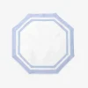 Set of Four Octagon Placemats Ice Blue