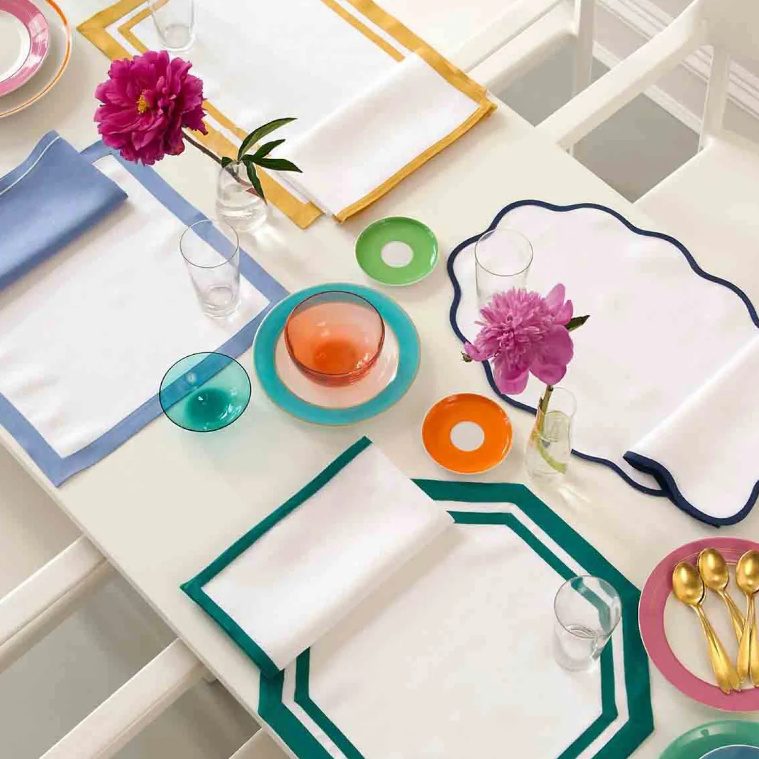 set_of_four_octagon_place_1-2.webp Set of Four Octagon Placemats Sapphire Blue