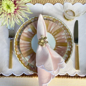 Set of Four Savannah Gardens Pink Placemats