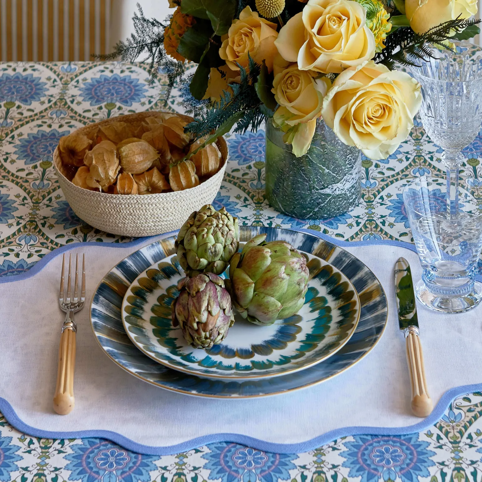 set_of_four_sky_blue_scal_1-1.webp Set of Four Sky Blue Scallop Placemats