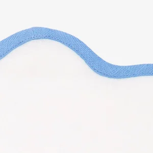 Set of Four Sky Blue Scallop Placemats