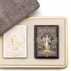 Shagreen Card Case - Chocolate