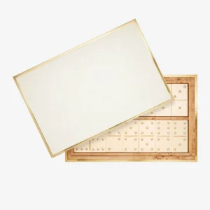 Shagreen Domino Set Cream