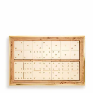 Shagreen Domino Set Cream