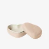 Shagreen Heart Box Blush