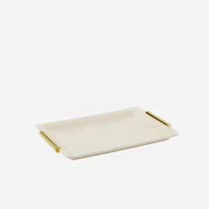Shagreen Vanity Tray - Cream