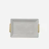 Shagreen Vanity Tray Dove