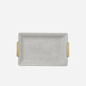 Shagreen Vanity Tray Dove