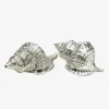 Silver Shell Salt & Pepper Set