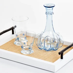 Soft Blue Rosettes High Tumbler