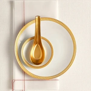 Soie Tressée Gold Bread Plate