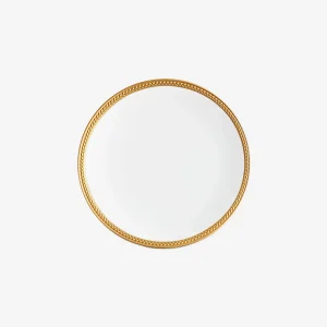 Soie Tressée Gold Dessert Plate