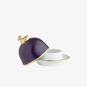 Sous Le Soleil Aubergine Butter Dish