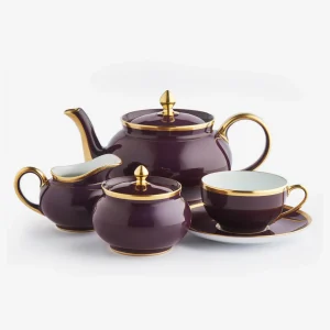 Sous Le Soleil Aubergine Sugar Bowl