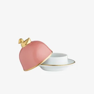 Sous Le Soleil Old Rose Butter Dish