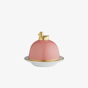Sous Le Soleil Old Rose Butter Dish