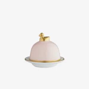 Sous Le Soleil Rose Pink Butter Dish