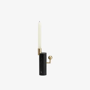 Stargazer Nero Marquina Candle Holder