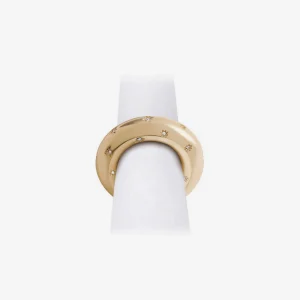 Stars Gold Napkin Ring - Set of 4